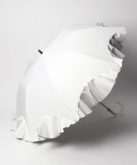 LANVIN en Bleu(umbrella)/晴雨兼用折りたたみ日傘　フレアフリル/505601418