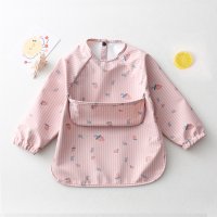 BACKYARD FAMILY/バックヤードファミリー BACKYARD FAMILY お食事エプロン 子供用 ポケット付き 長袖 ysymbib5236【返品不可商品】/505614064