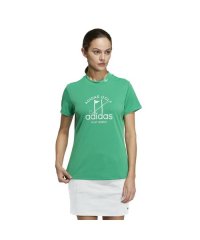 Adidas/PLAY GREEN グラフィック半袖モックネックシャツ/505621174