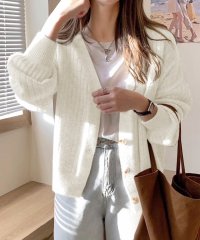 Dewlily/デューリリー Dewlily ドロップショルダーカーディガン 秋 冬 韓国ファッション 10代 20代 30代 レディース 暖かい 可愛い 大人カジュアル シン/505623561