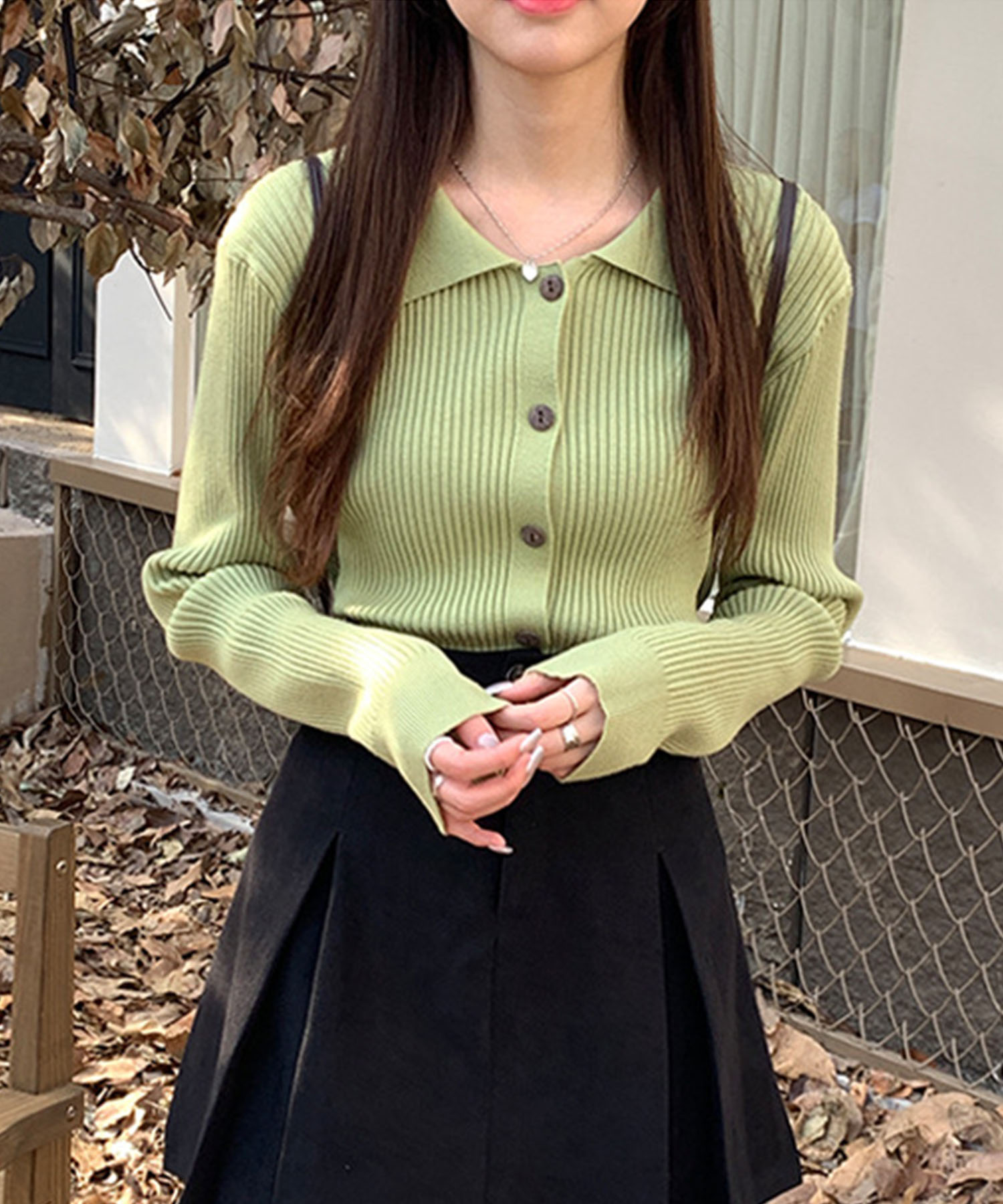 襟パールリブニット 襟付きニット 秋冬新作 秋 冬 秋冬 大人可愛い 華やか フェミニン きれいめ 無地 リブニット トップス ニット リブニット ダークエンジェル 襟パールリブニット 襟付きニット 秋冬新作 秋 冬 秋冬 大人