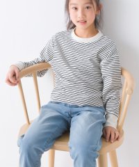 OMNES/【OMNES】キッズ リブ裾ラウンドプルオーバー 長袖Tシャツ/505623612