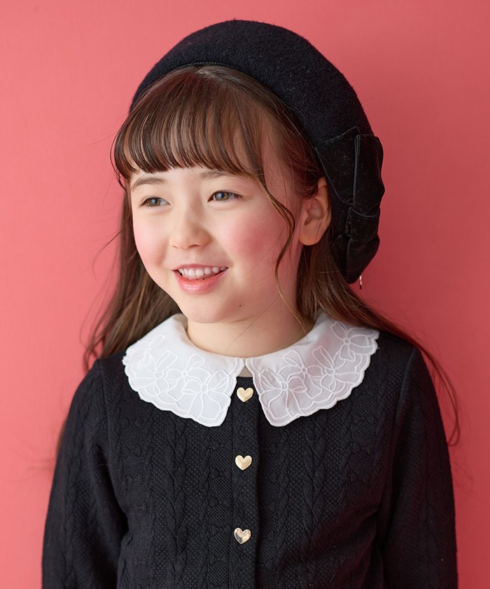 EXCENTRIQUE エクサントリークベレー帽リボンセットアクセ付き