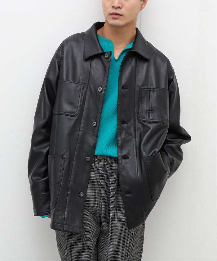 schott×Edifice レザー ライダース JKT（Schott ⁄ ショット