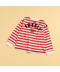 BREEZE/WEB限定  配色ステッチボーダーロゴTシャツ/505232631