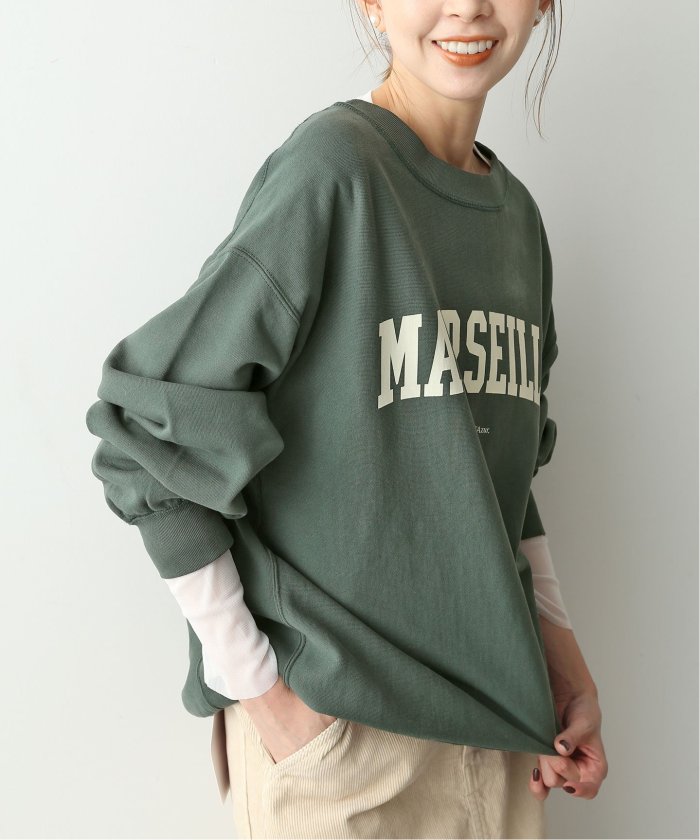 ファッションなデザイン MARSEILLE ロゴスウェット(505429838) | スローブ イエナ(SLOBE トップス