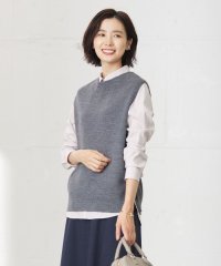 J.PRESS LADIES（LARGE SIZE）/【洗える】DRALON MERINO ニット ベスト/505500294