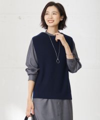 J.PRESS LADIES（LARGE SIZE）/【洗える】DRALON MERINO ニット ベスト/505500294