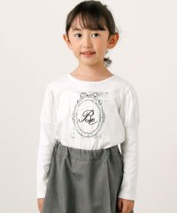 BeBe/スムースロゴプリントTシャツ(90～150cm)/505622695