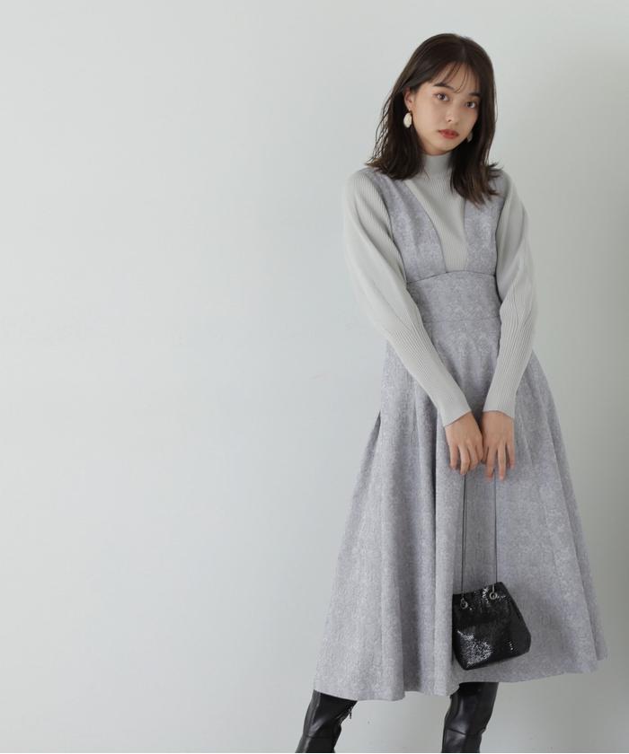 セール 20%OFF】ジャガードジャンスカワンピース(505622859