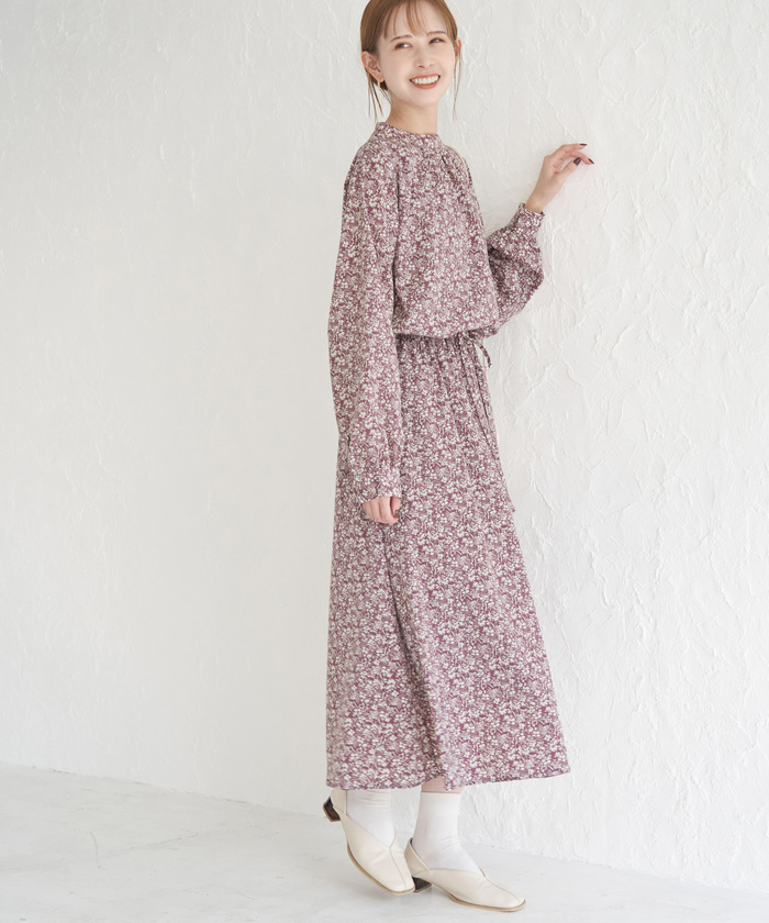 セール 20%OFF】ハイネック花柄ワンピース(505623607) | ロペ セール 20%OFF】ハイネック花柄ワンピース(505623607) | ロペ