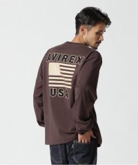 AVIREX/《WEB&DEPOT限定》AMERICAN FLAGS L/S T－SHIRT / アメリカン フラッグス 長袖 Tシャツ / AVIREX/505624739