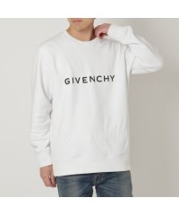 GIVENCHY/ジバンシィ スウェット スリムスウェットシャツ モルトン ロゴ アーキタイプ ホワイト メンズ GIVENCHY BMJ0HA3YAC 100/505626105