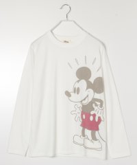 DISNEY/【DISNEY/ディズニー】Mickey Mouse/PHOO プリント/刺繍 長袖Tシャツ/505576264