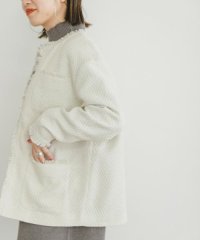 ITEMS URBANRESEARCH/ツイードノーカラージャケット/505627776