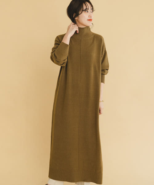 畦ミディ丈ニットワンピース[DR47-26W106]｜URBAN RESEARCH公式ファッション通販