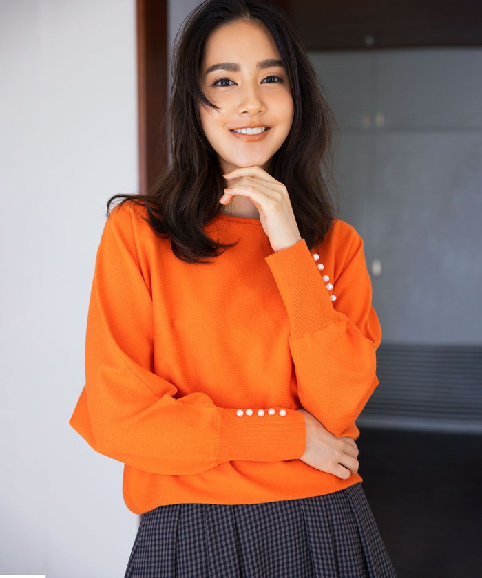 セール 40%OFF】【洗える・6色展開】Elenaドルマンニット プル