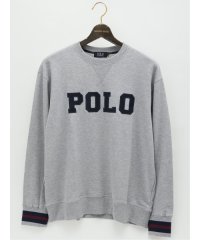 GRAND-BACK/【大きいサイズ】ポロ/POLO 裏毛ロゴ クルーネックトレーナー 長袖 メンズ Tシャツ カットソー カジュアル インナー ビジネス ギフト プレゼント/505628410