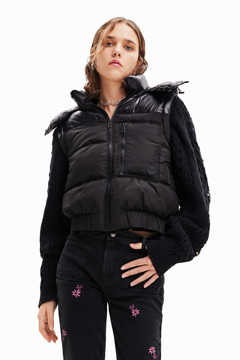 本日セール　デシグアル　ジャケット セール60%OFF】デシグアル Desigual 2 WAY パデッドジャケット