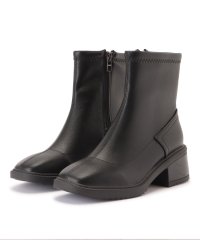 Lace Ladies/レースレディース Lace Ladies スクエアトゥミドルヒールショートブーツ/505603833