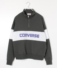 CONVERSE/【CONVERSE/コンバース】裏毛切替配色スタンド襟ハーフジッププルオーバー/505615541