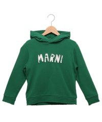 MARNI/マルニ MARNI スウェット フード付きスウェットシャツ キッズ ロゴ グリーン キッズ MARNI M00820M00ND IERIA 0M523/505628369