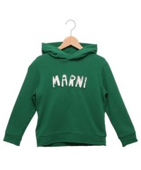 MARNI/マルニ スウェット フード付きスウェットシャツ キッズ ロゴ グリーン キッズ MARNI M00820M00ND IERIA 0M523/505628369