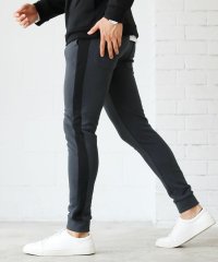 THE CASUAL/カジュアル THE CASUAL ジョガーパンツ スウェットパンツ メンズ ジョガパン スウェット ラインパンツ イージーパンツ 股下長め 脚長 ボトムス リブ/505628819