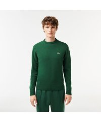 LACOSTE Mens/サスティナブルウールニットワンポイントセーター/505628927