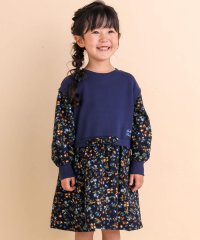 Noeil aime BeBe/ベスト重ね着風ドッキングワンピース(80~130cm)/505629047