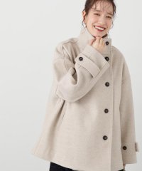 N Natural Beauty Basic/テックメルトンスタンドネックショートコート/505629486