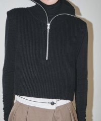 CANAL JEAN/TODAYFUL(トゥデイフル) "Halfzip Knit Vest"ハーフジップニットベスト/12320509/505630163