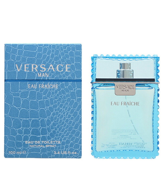 VERSACE Eau Fraiche 100ml 試供品セット Versace Man Eau Fraiche for Men Gift Set - Eau De Toilette