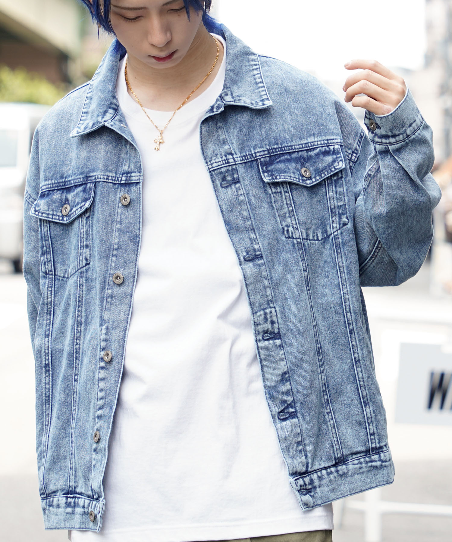 ワンフォークロージング 1111clothing デニムジャケット メンズ ワンフォークロージング 1111clothing デニムジャケット メンズ