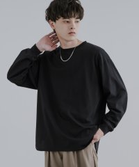 Rocky Monroe/ロンT 長袖 無地 Tシャツ カットソー メンズ レディース オーバーサイズ リラックス ゆったり シルキータッチ クルーネック レイヤード ラウンドヘム ゆる/505630558