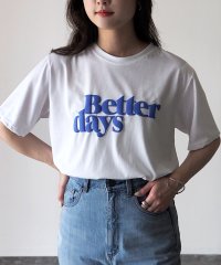 Riberry/Better days発泡プリントTシャツ/505630722