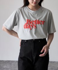 Riberry/Better days発泡プリントTシャツ/505630722