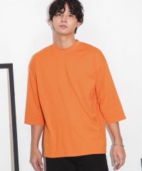 nano・universe/Anti Soaked 汗染み防止クルーネックワイドTシャツ 七分袖/505440080