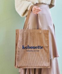 & chouette/コーデュロイトートバッグ/505631151