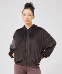 NERGY/【alo】Velour Glimmer Full Zip Hdie ベロアグリマーフルジップパーカー/505520509