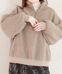 SocialGIRL/ソーシャルガール SocialGIRL ハーフZIPボアプルオーバー/505631768