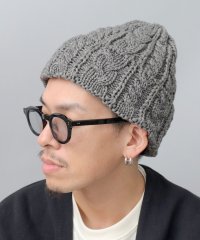 Besiquenti/ウールミックス ケーブル編み ニットワッチ ニット帽 ニットキャップ /505632160