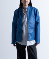 Nylaus/ナイラス Nylaus フェイクレザー シングルライダースジャケット/502959715