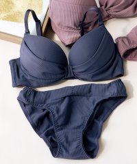 fran de lingerie/人気の「ふわ盛」パターンデイリー使いやすいシンプルさ 「ふわ盛スムース ペアブラジャー（ワイヤー有り）」 ブラジャーショーツセット/503276452