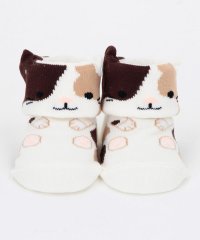 COMME CA ISM KIDS/カップ入り　ネコデザインソックス(9－12cm)/505477191