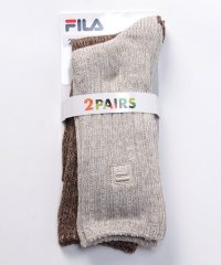 FILA socks Ladies/Fボックスロゴ刺繍 ソックス 2足組 レデイ―ス/505491961