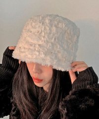 Jewelobe/ジュエローブ Jewelobe フェイクファーバケットハット/505525485