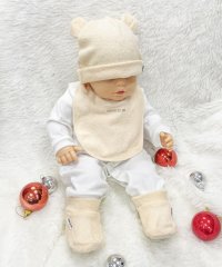 COMME CA ISM KIDS/耳付きニットキャップ・スタイ・ブーティ入り　ギフトセット(キャップサイズ42－44cm)/505601734
