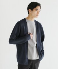 THE CASUAL/カジュアル THE CASUAL SPU 抗菌防臭ミラノリブ編みウォッシャブル着流しカーディガン/505628848
