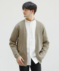 THE CASUAL/カジュアル THE CASUAL SPU 抗菌防臭ミラノリブ編みウォッシャブル着流しカーディガン/505628848